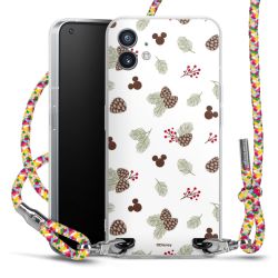 New Carry Case Transparent Stoff colourful/silber