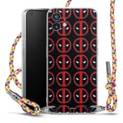 New Carry Case Transparent Stoff colourful/silber