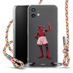 New Carry Case Transparent Stoff colourful/silber