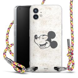 New Carry Case Transparent Stoff colourful/silber