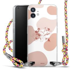 New Carry Case Transparent Stoff colourful/silber