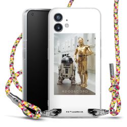 New Carry Case Transparent Stoff colourful/silber