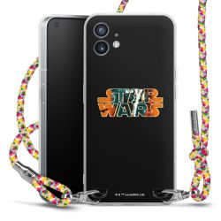 New Carry Case Transparent Stoff colourful/silber