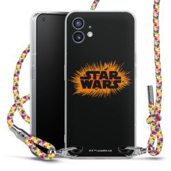 New Carry Case Transparent Stoff colourful/silber