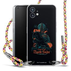 New Carry Case Transparent Stoff colourful/silber