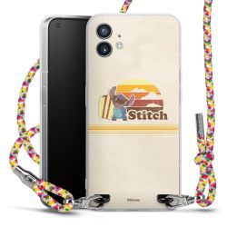 New Carry Case Transparent Stoff colourful/silber