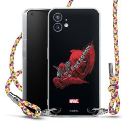 New Carry Case Transparent Stoff colourful/silber