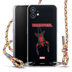 New Carry Case Transparent Stoff colourful/silber