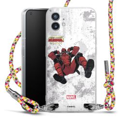 New Carry Case Transparent Stoff colourful/silber