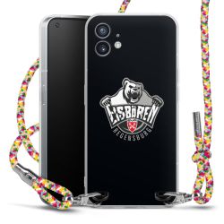 New Carry Case Transparent Stoff colourful/silber