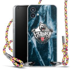 New Carry Case Transparent Stoff colourful/silber