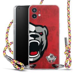 New Carry Case Transparent Stoff colourful/silber