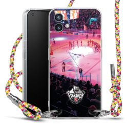 New Carry Case Transparent Stoff colourful/silber