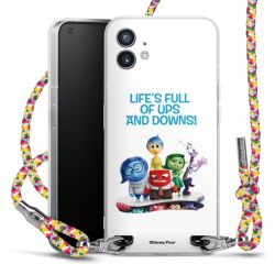 New Carry Case Transparent Stoff colourful/silber