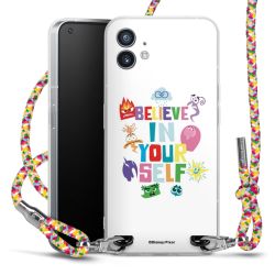 New Carry Case Transparent Stoff colourful/silber