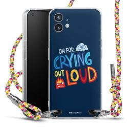 New Carry Case Transparent Stoff colourful/silber