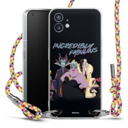 New Carry Case Transparent Stoff colourful/silber