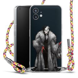 New Carry Case Transparent Stoff colourful/silber