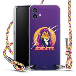 New Carry Case Transparent Stoff colourful/silber