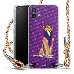 New Carry Case Transparent Stoff colourful/silber