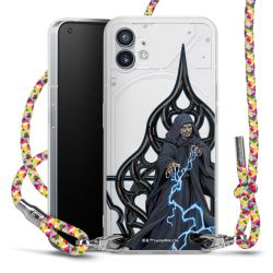 New Carry Case Transparent Stoff colourful/silber