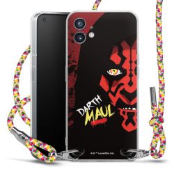 New Carry Case Transparent Stoff colourful/silber