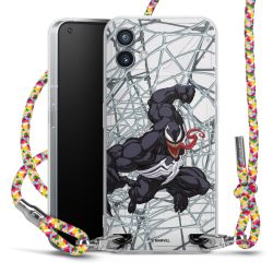 New Carry Case Transparent Stoff colourful/silber