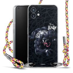 New Carry Case Transparent Stoff colourful/silber