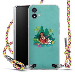 New Carry Case Transparent Stoff colourful/silber