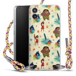 New Carry Case Transparent Stoff colourful/silber