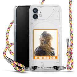 New Carry Case Transparent Stoff colourful/silber