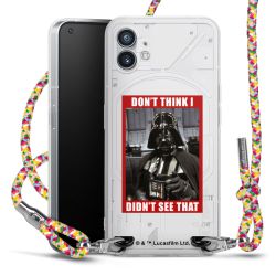 New Carry Case Transparent Stoff colourful/silber