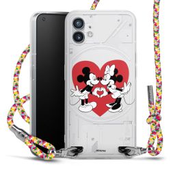 New Carry Case Transparent Stoff colourful/silber