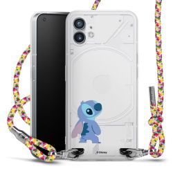 New Carry Case Transparent Stoff colourful/silber