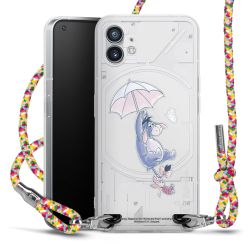 New Carry Case Transparent Stoff colourful/silber