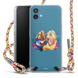 New Carry Case Transparent Stoff colourful/silber