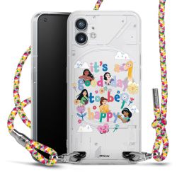 New Carry Case Transparent Stoff colourful/silber