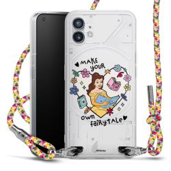 New Carry Case Transparent Stoff colourful/silber