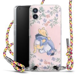 New Carry Case Transparent Stoff colourful/silber