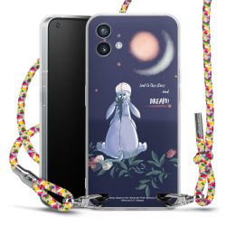 New Carry Case Transparent Stoff colourful/silber