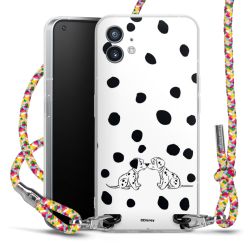 New Carry Case Transparent Stoff colourful/silber