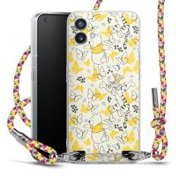 New Carry Case Transparent Stoff colourful/silber