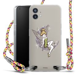 New Carry Case Transparent Stoff colourful/silber