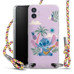 New Carry Case Transparent Stoff colourful/silber