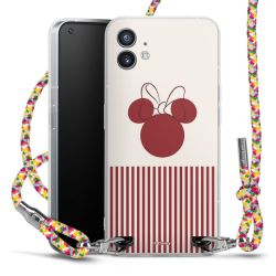 New Carry Case Transparent Stoff colourful/silber