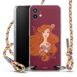 New Carry Case Transparent Stoff colourful/silber