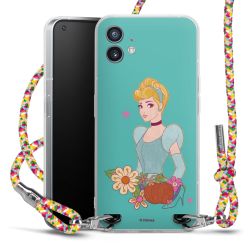 New Carry Case Transparent Stoff colourful/silber