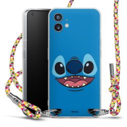 New Carry Case Transparent Stoff colourful/silber