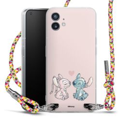 New Carry Case Transparent Stoff colourful/silber