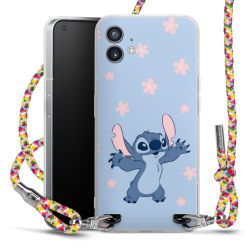 New Carry Case Transparent Stoff colourful/silber